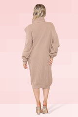 Roll Neck Jumper Dress