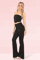 Corset top and trouser set