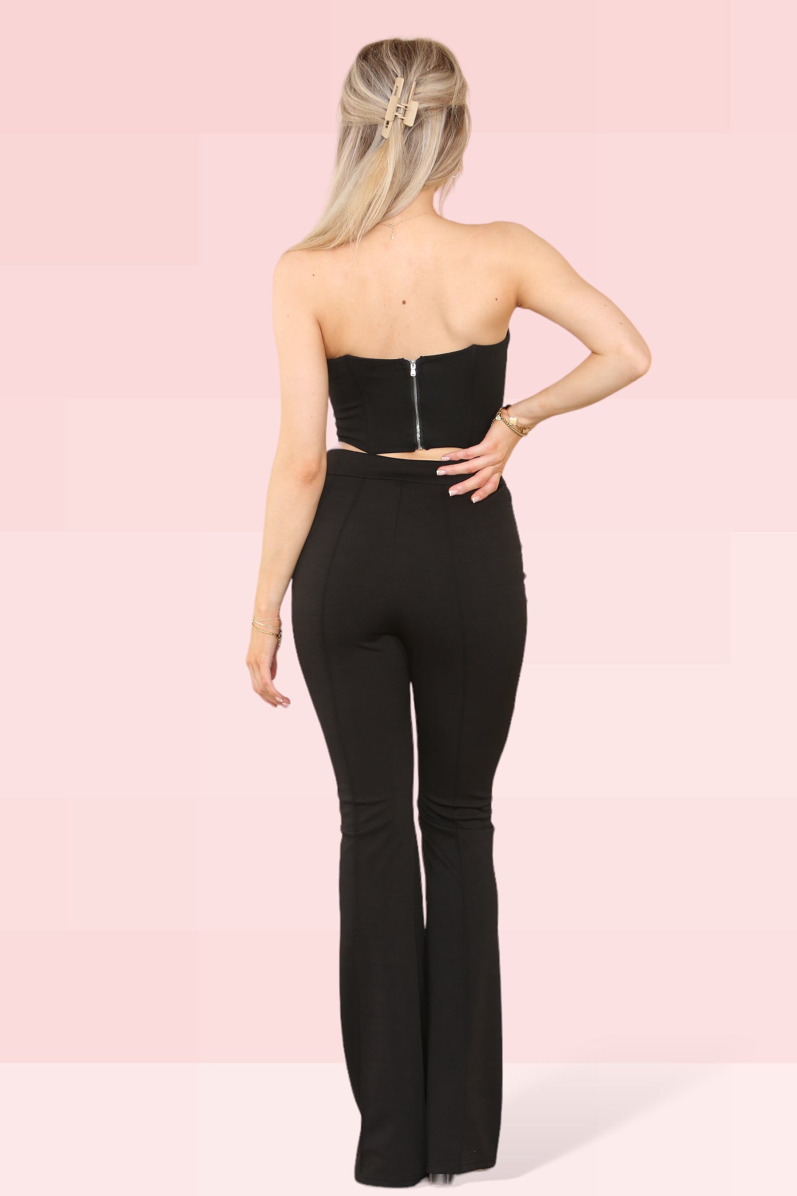 Corset top and trouser set