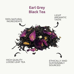 Earl Grey Tea, Black Loose Leaf Tea