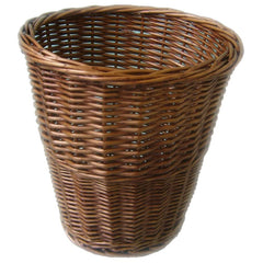 Light Steamed Wicker Waste Paper Bin