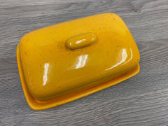 Yellow Butter Dish