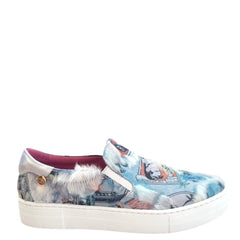 Scala - Comic Cow slip on sneaker