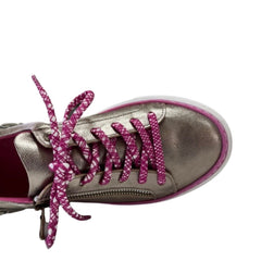 Countess metallic lace sneaker