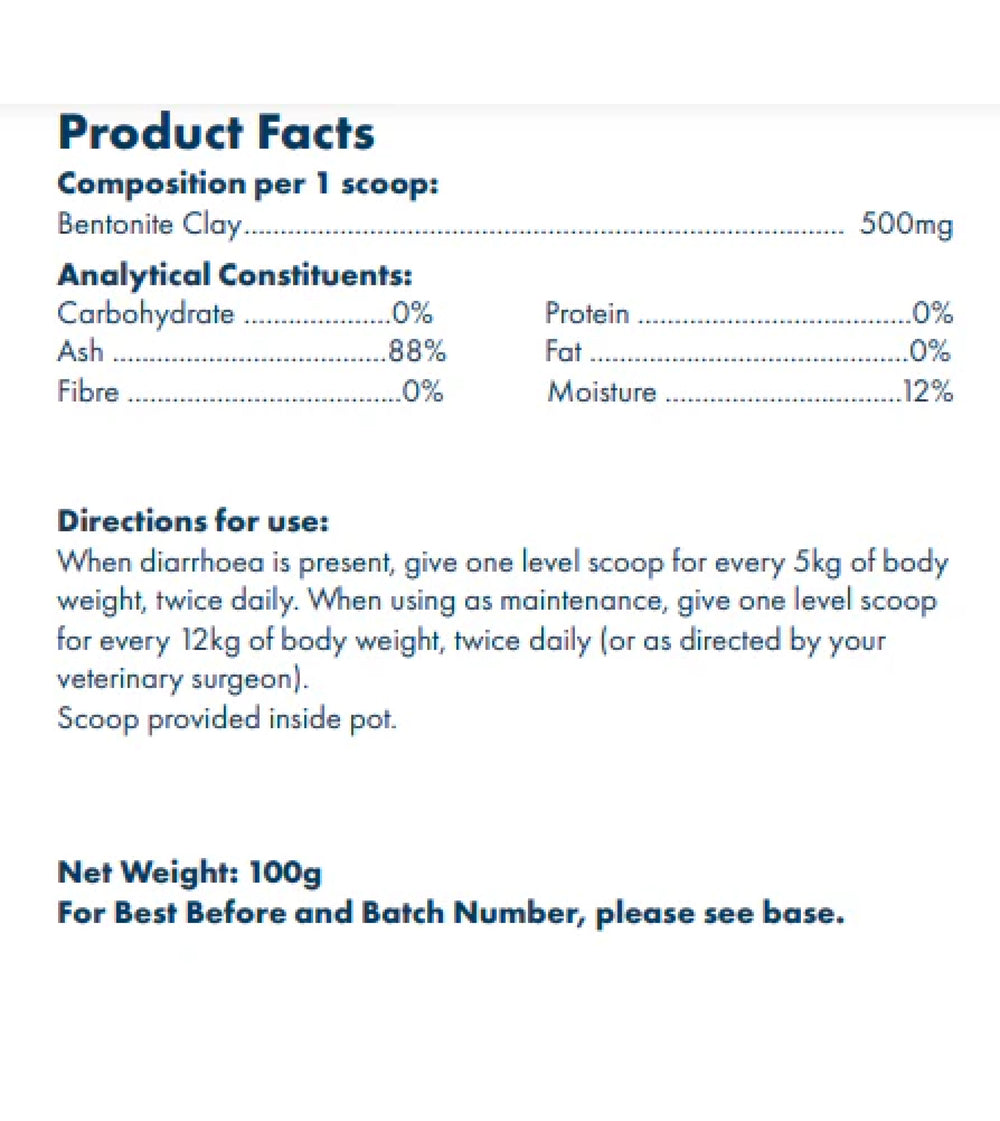Natural Digestive Bentonite Clay for Dogs & Cats