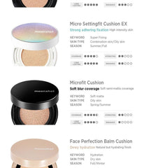 Moonshot Cosmetics Micro Correctfit Cushion SPF50+/PA+++ No 101 Ivory, 95g