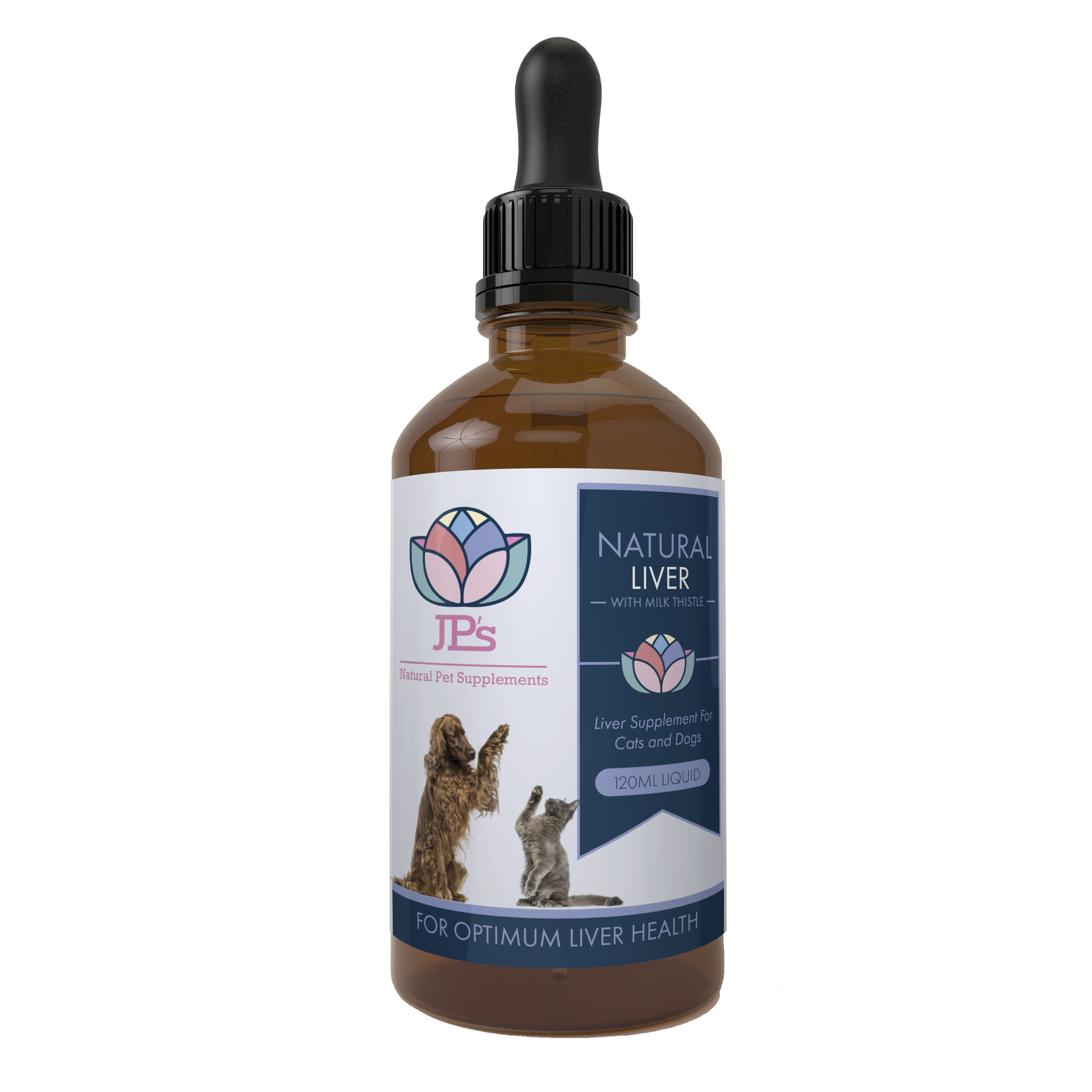 Liquid Liver Supplement for Dogs and Cats with Milk Thistle