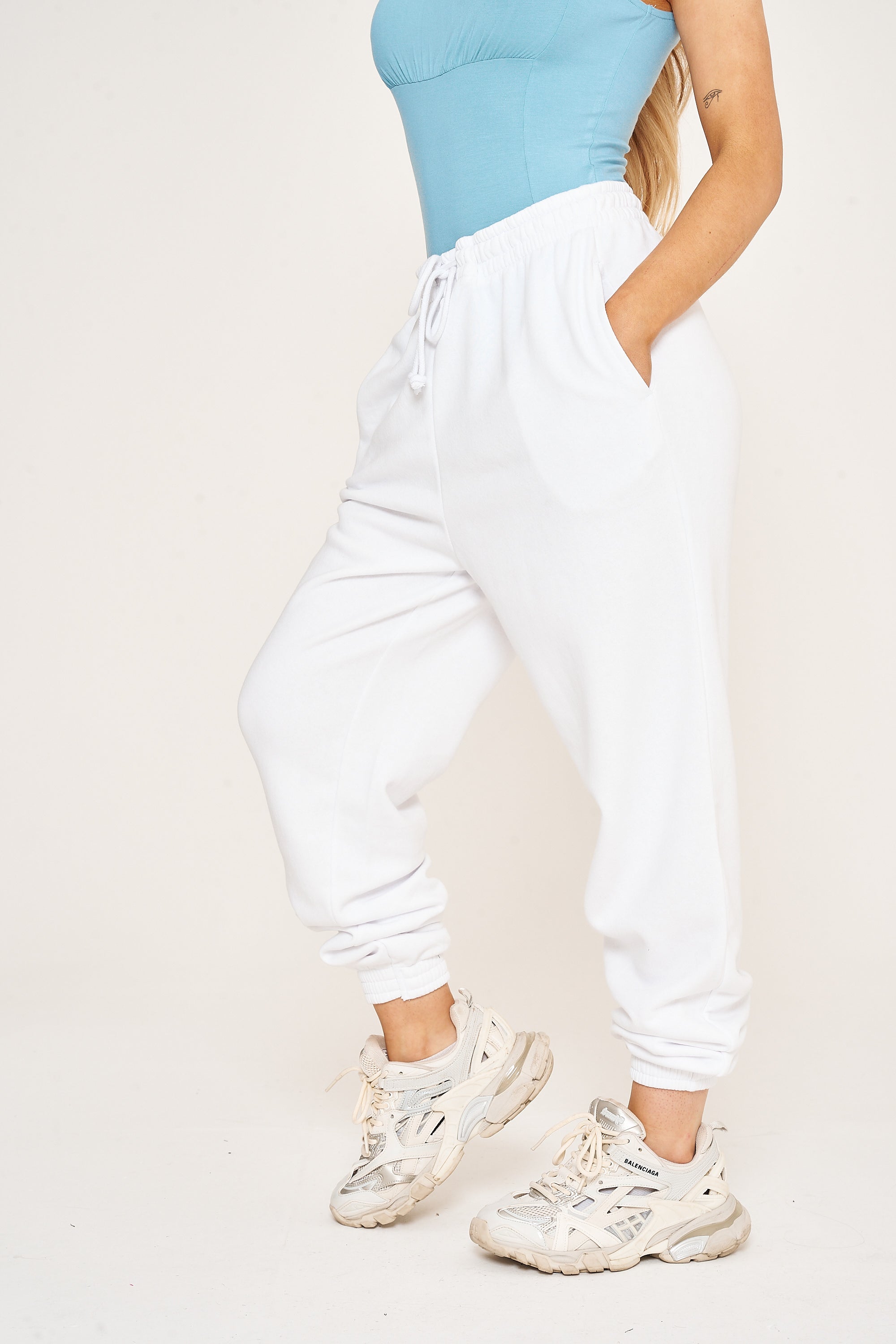 White-Joggers