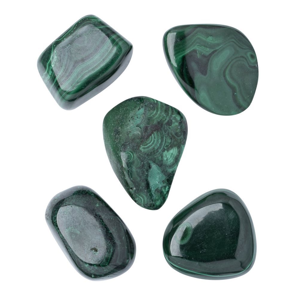 Malachite Large Tumble Stone 3-4cm