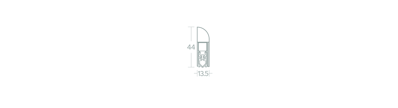 Norsound NOR820 Retro Fit Door Bottom Auto Drop Seal