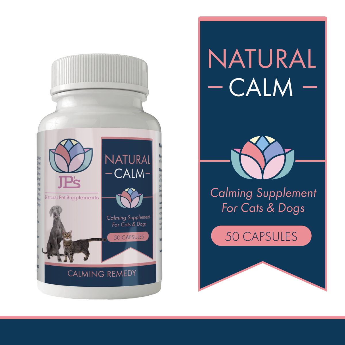 Natural Calming Supplement for Cats & Dogs