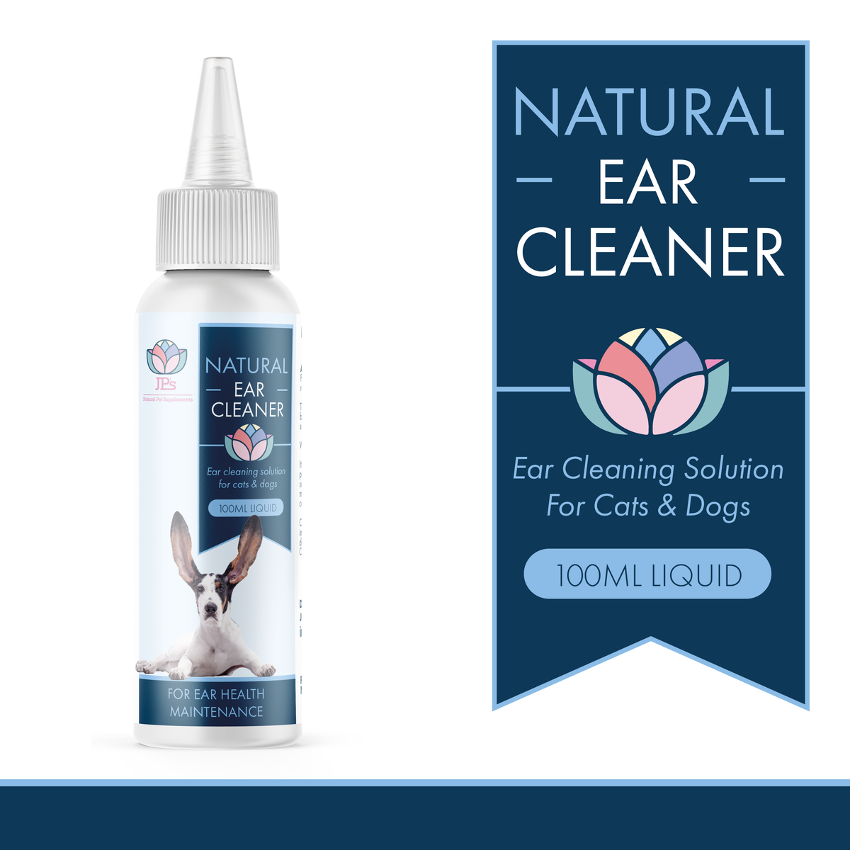 Natural Ear Cleaner for Dogs and Cats