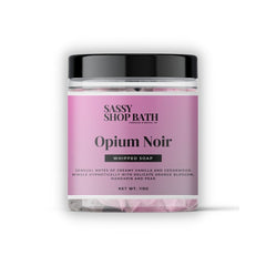 Sassy Shop Bath Whipped Soap - Opium Noir