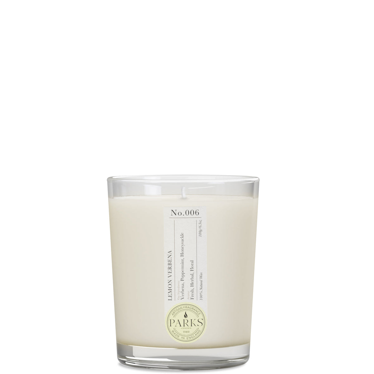 Parks London Home Collection Lemon Verbena Candle 180g