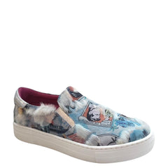 Scala - Comic Cow slip on sneaker