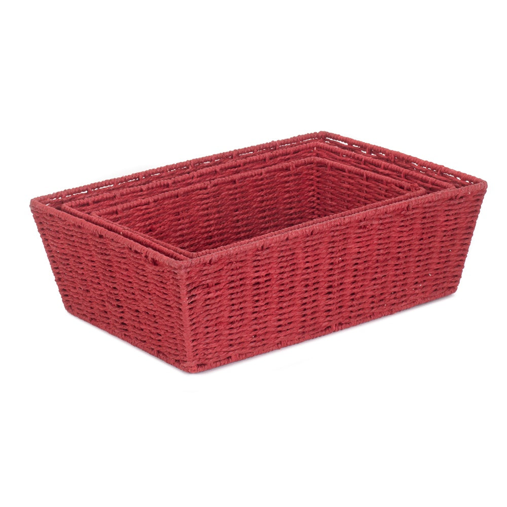 Red Paper Rope Display Tray