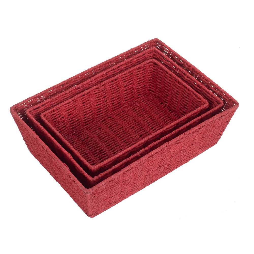 Red Paper Rope Display Tray