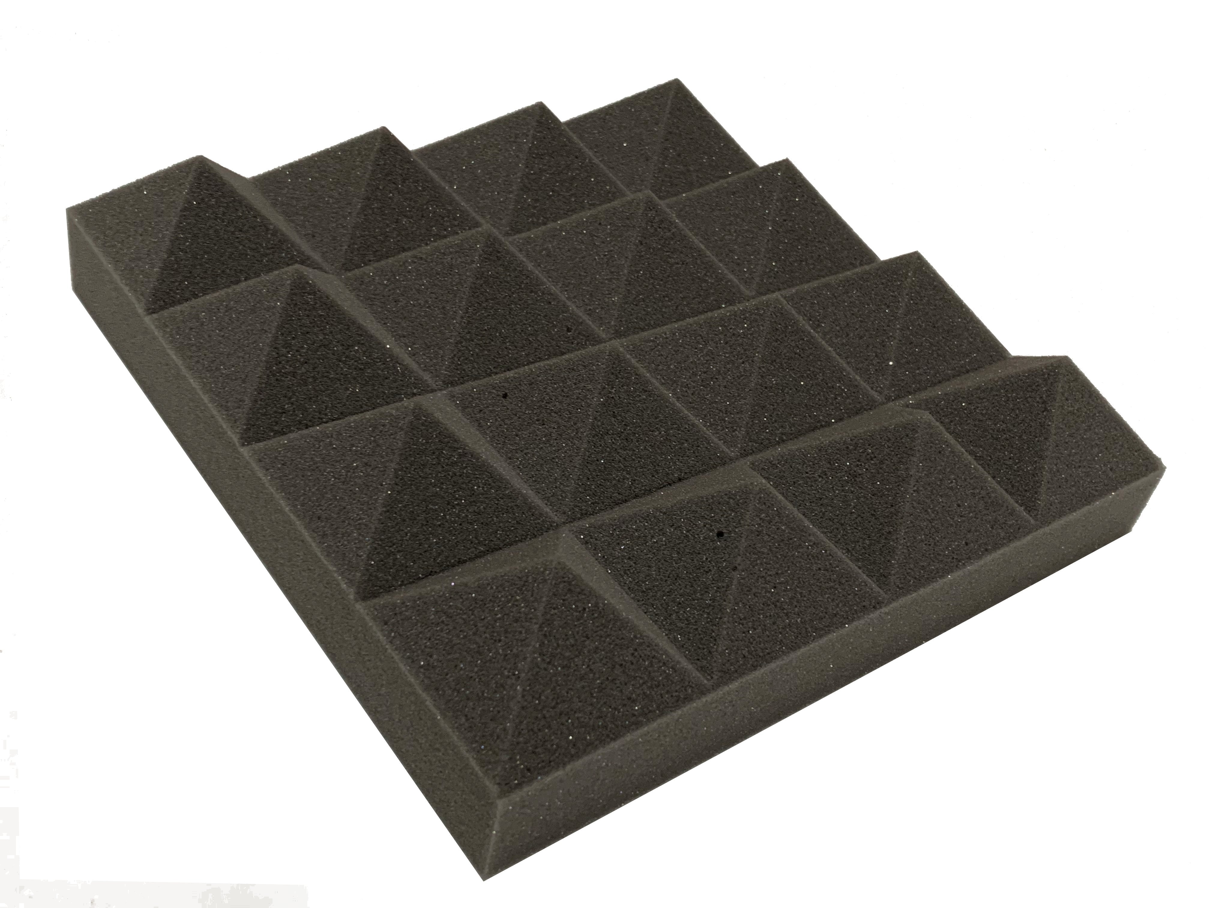 Pyramid PRO 12" Acoustic Studio Foam Tile Pack