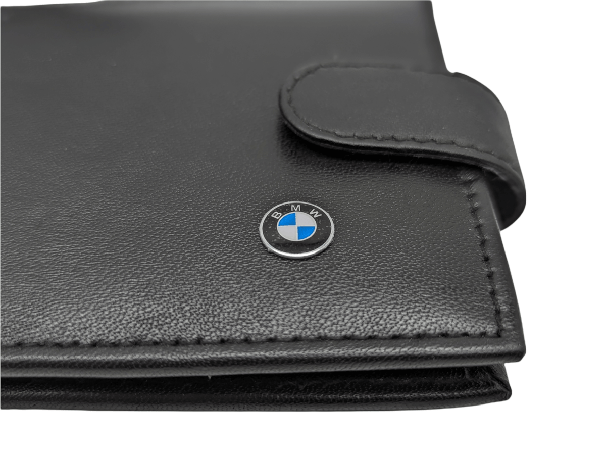 Genuine Leather Bmw m Sport Domed Logo Wallet Gift Boxed