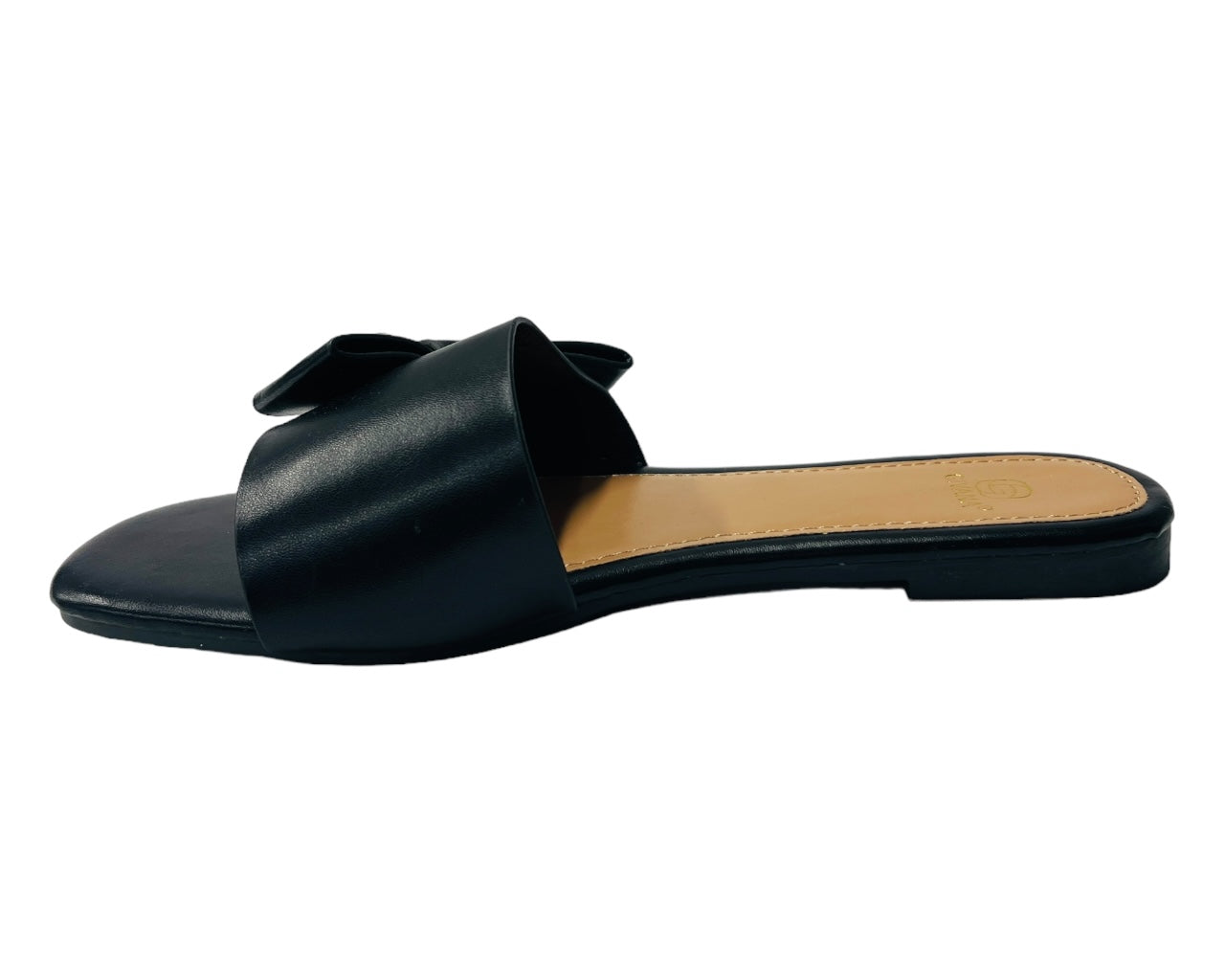 Faux Leather Flat Bow Slider