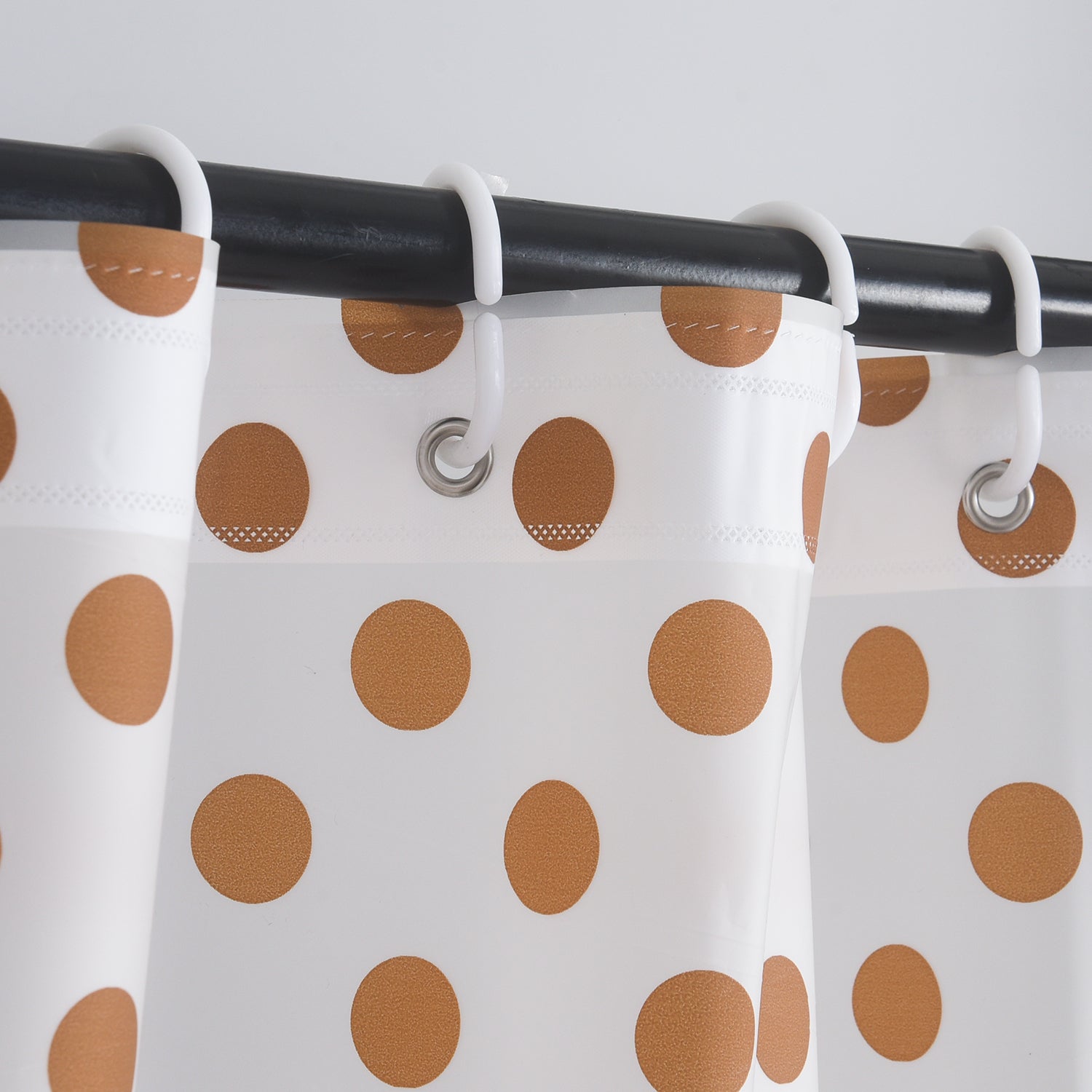 NEW MODERN DESIGN PEVA SHOWER BATHROOM CURTAIN WITH RING HOOKS 180 X 180 CM - Shower Curtain - British D'sire