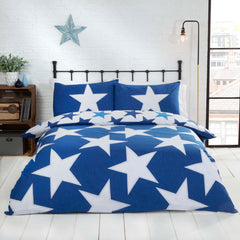 All Stars Blue Kids Children Bedding Single Double Toddler Duvet Quilt Cover Set Boys Girls