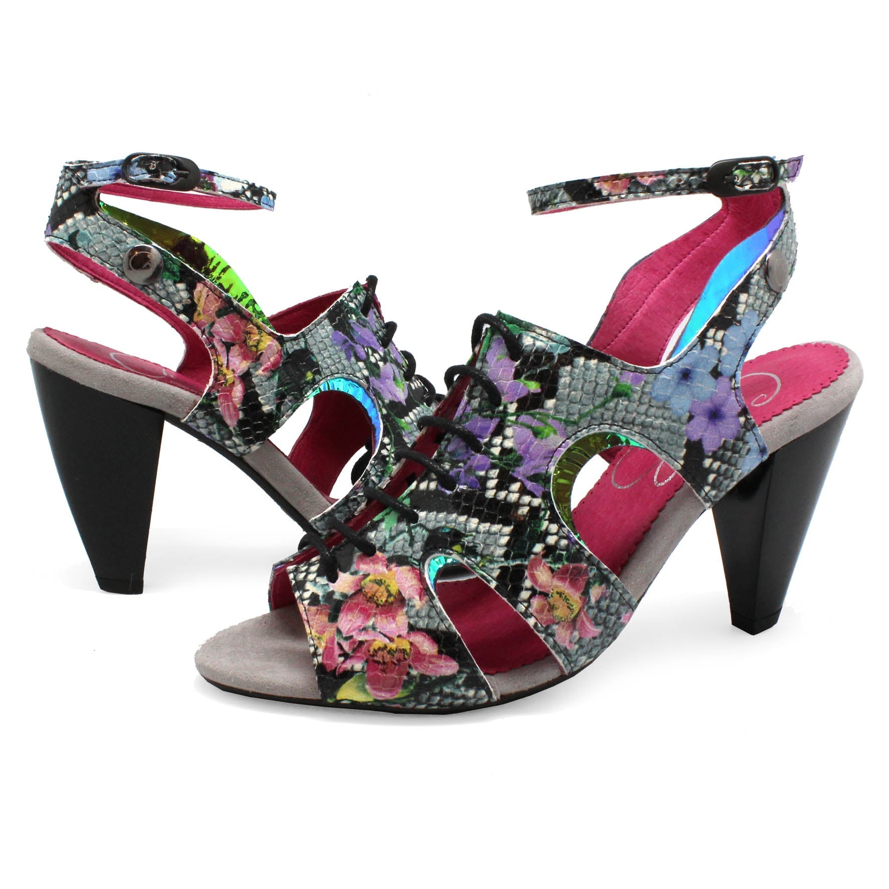 Ritual - Flower Print heel sandal