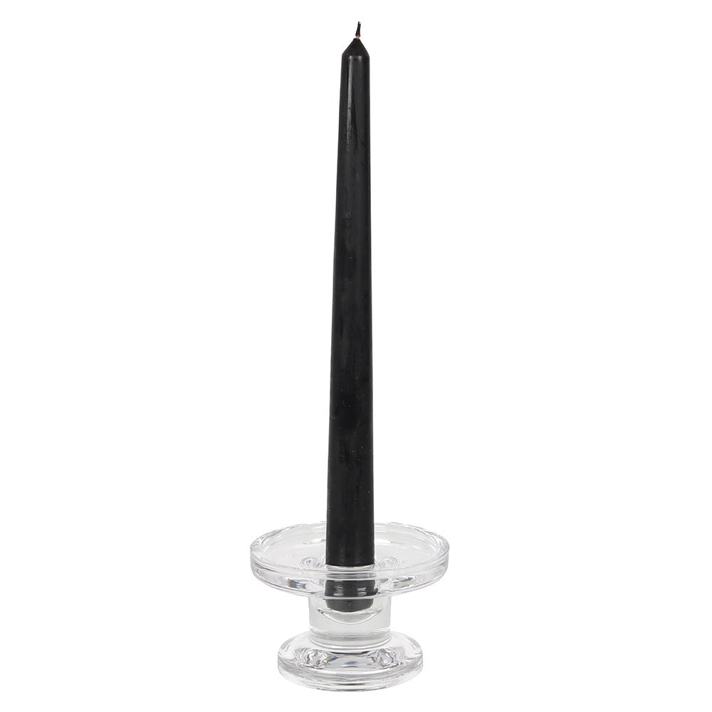 Round Double Ended Glass Candle Holder (Online Only)