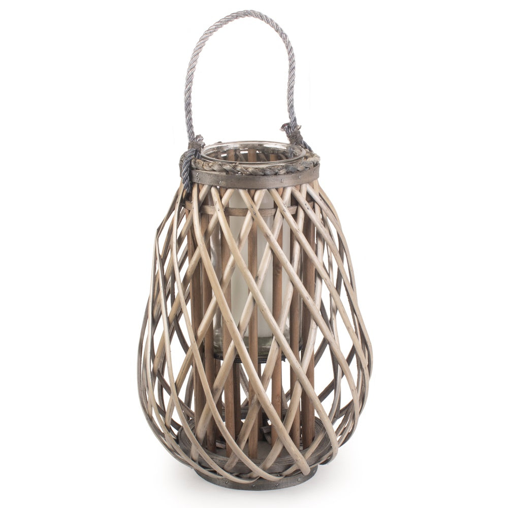 Split Grey Willow Raindrop Lantern