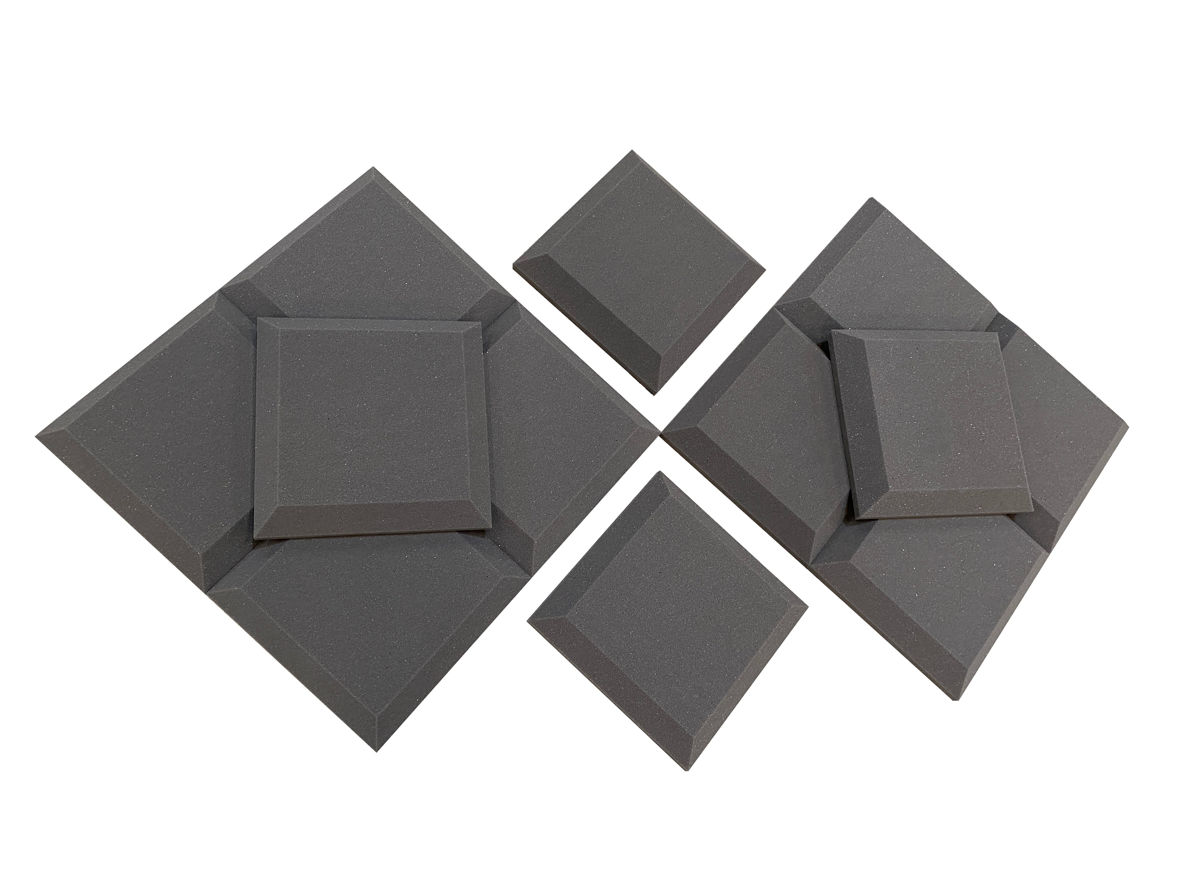 Tegular 12" Acoustic Studio Foam Tile Pack