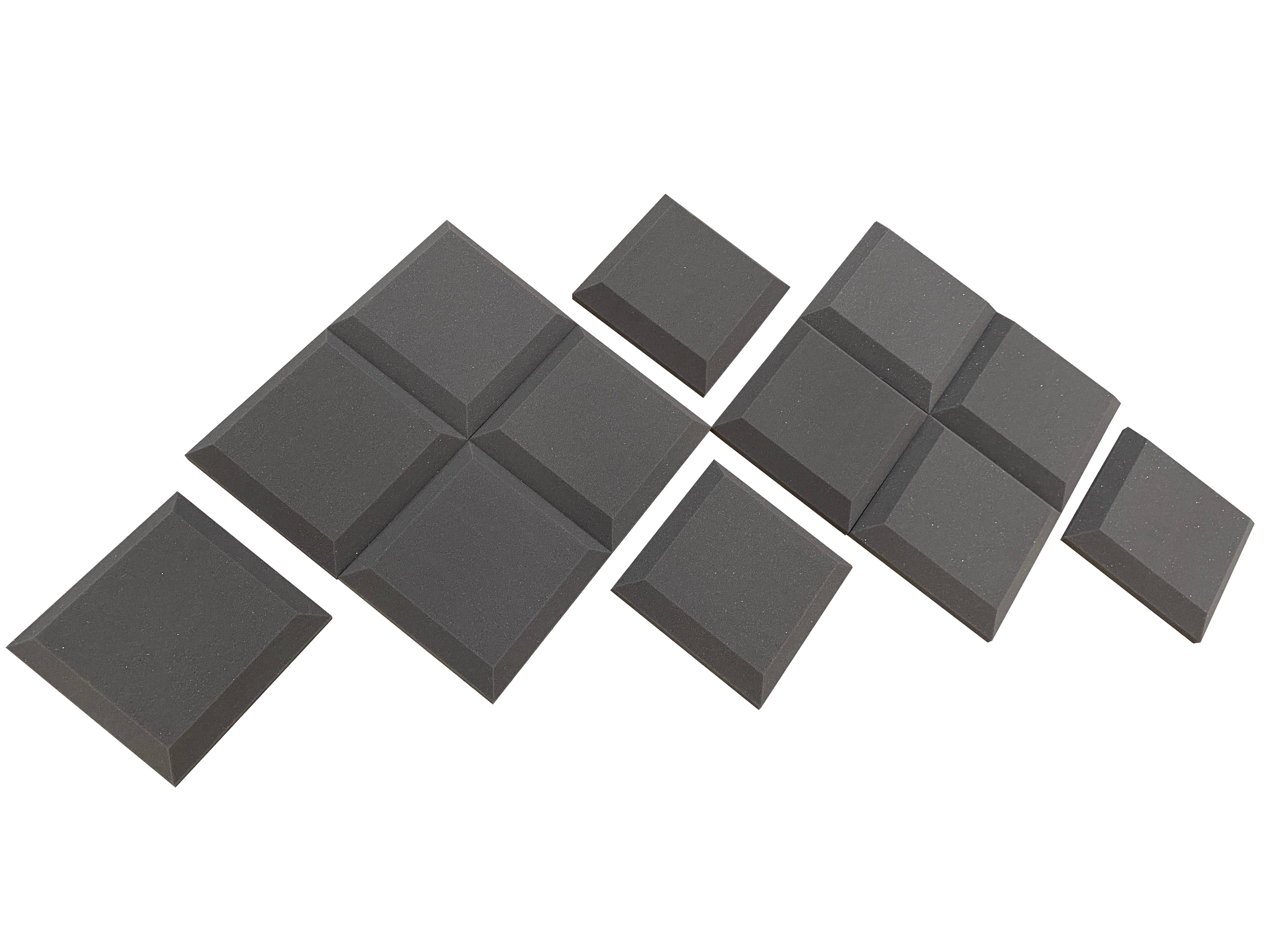 Tegular 12" Acoustic Studio Foam Tile Pack