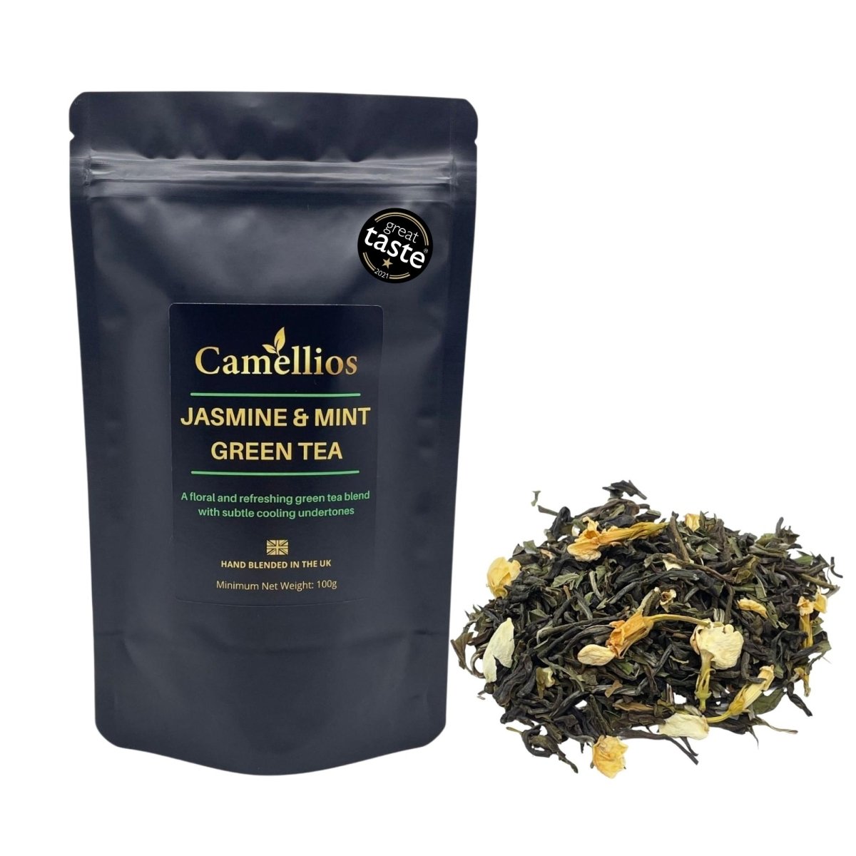 Premium Tea Selection, 3 Specialty Loose Leaf Teas (3 Flavours, 100g Each)