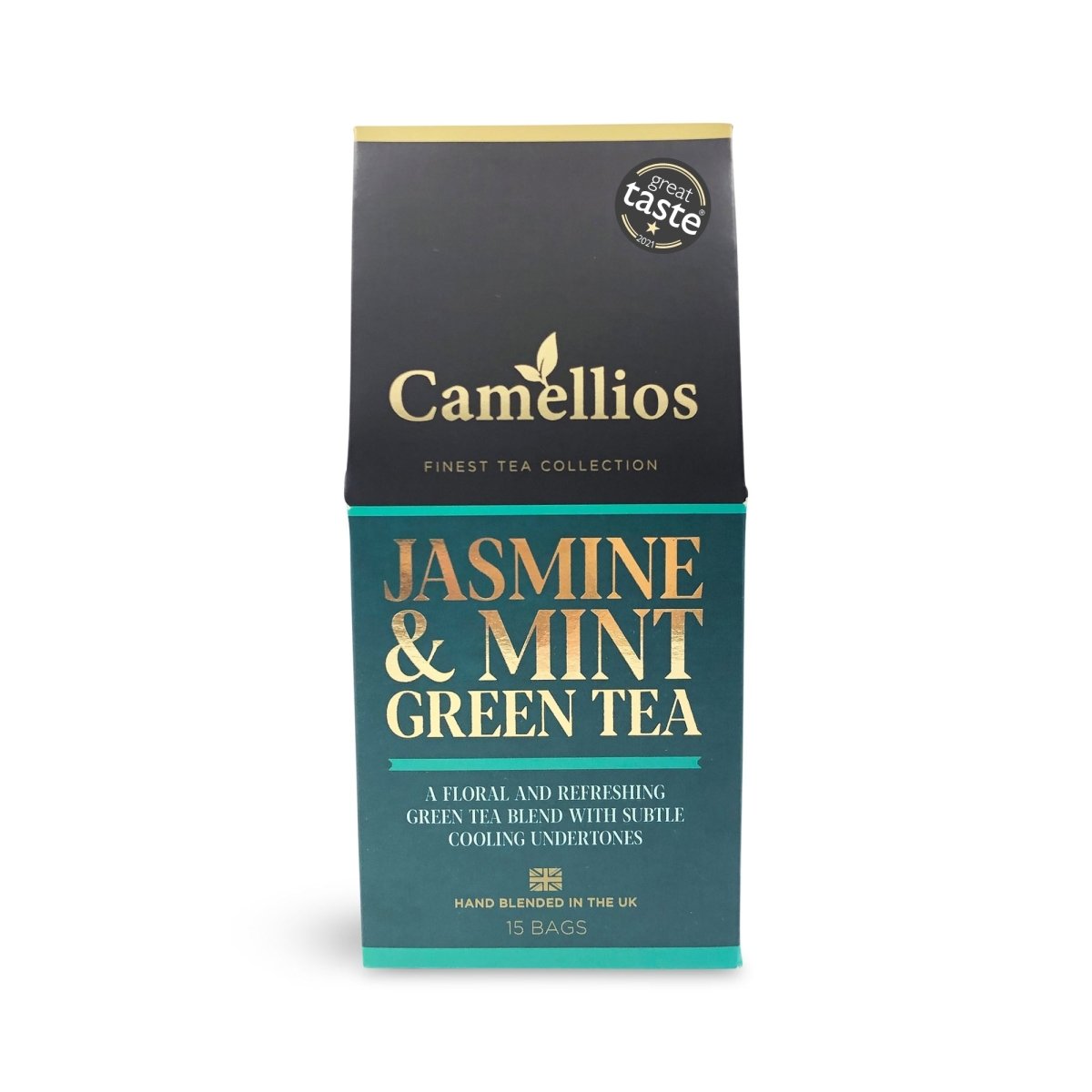 Tea Selection Gift Box, 3 Gourmet Exotic Teas, Eco Friendly Gift, Camellios (3 Packs, 15 Tea Bags Each)