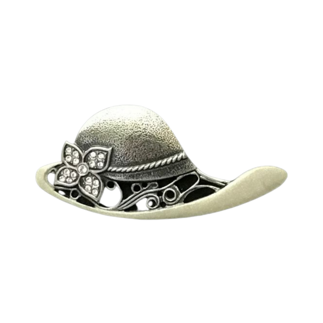 Timeless Classics Crystal Hat Brooch