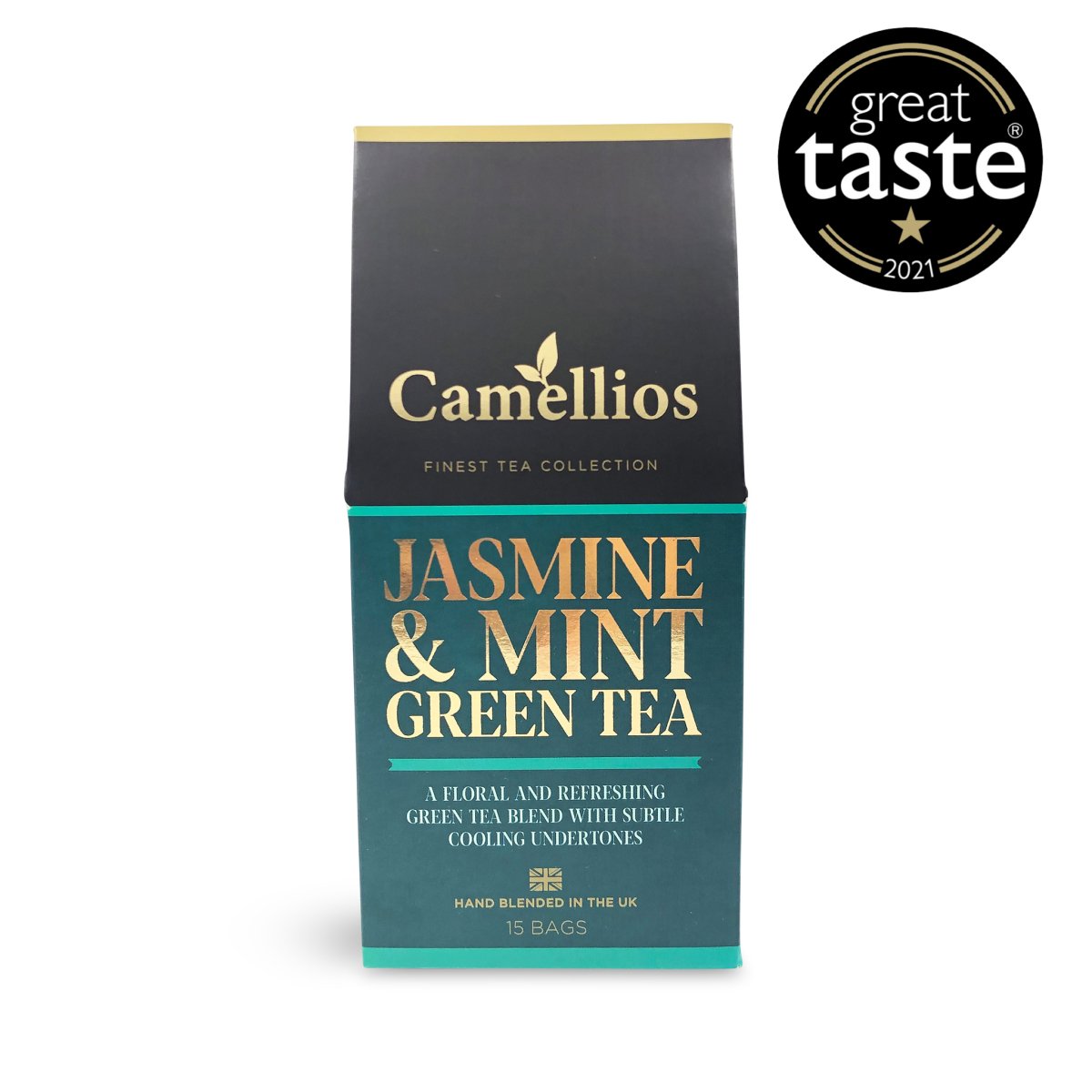 Jasmine and Mint Green Tea, Pyramid Tea Bags, Green Tea Blend