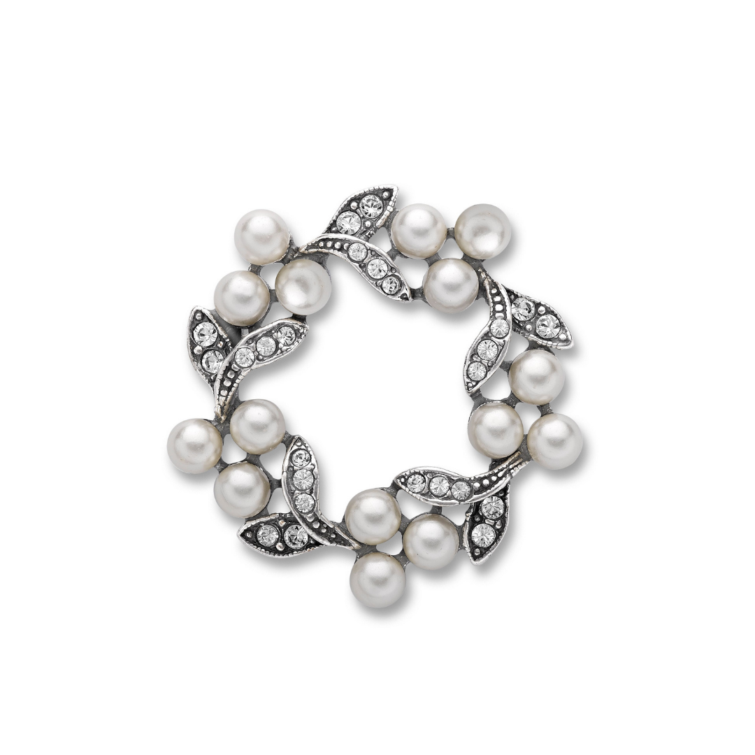 Timeless Classics Art Nouveau Pearl Brooch