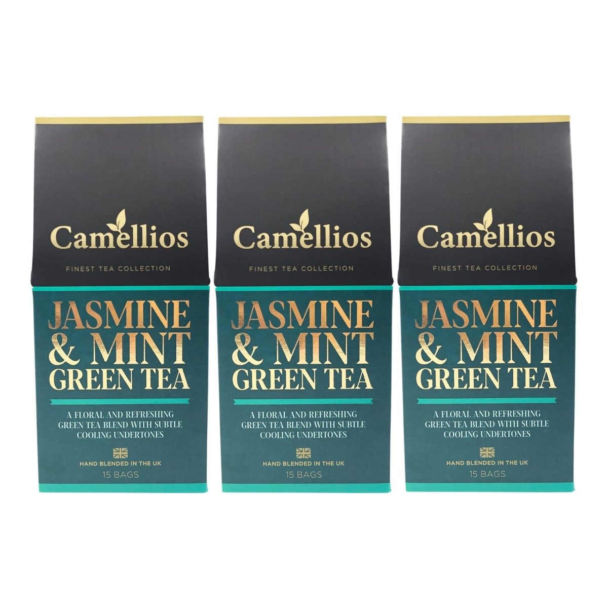 Jasmine and Mint Green Tea, Pyramid Tea Bags, Green Tea Blend