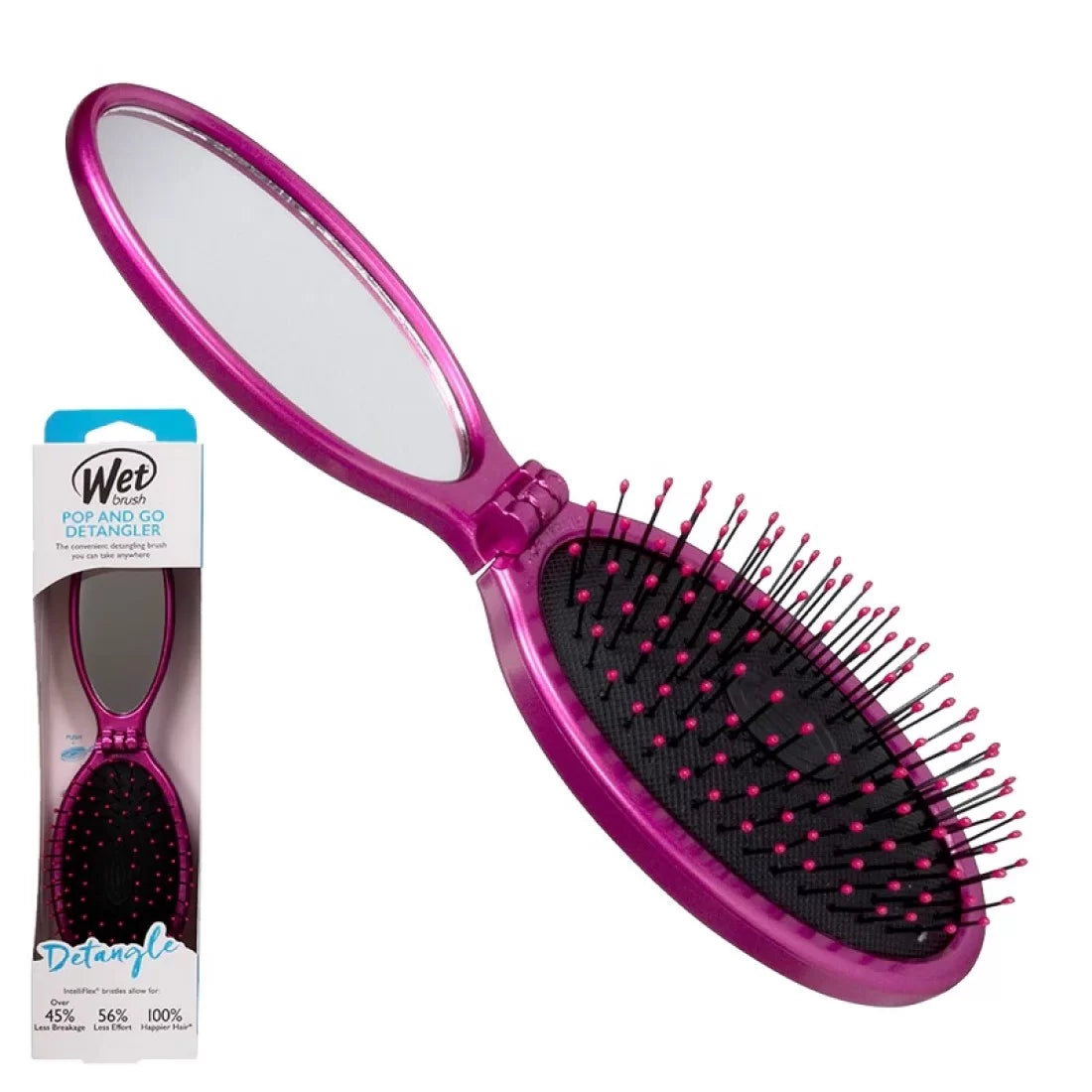 Wet Brush Pop ands Go Metallic Detangler Pink