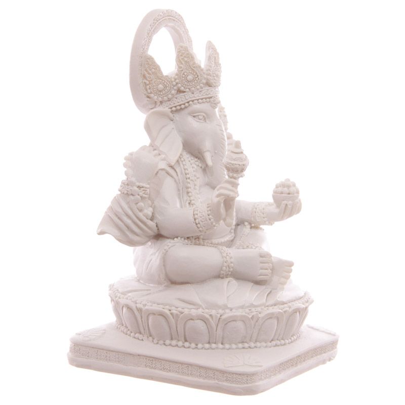 White Ganesh 13.5cm