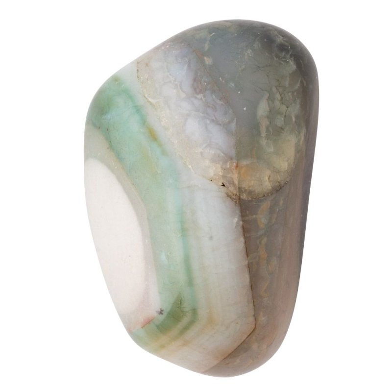 Agate Banded Green Large Tumblestone 3-4cm - British D'sire