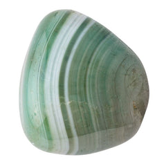 Agate Banded Green Large Tumblestone 3-4cm - British D'sire