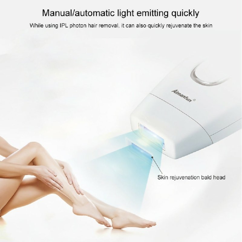 Aimanfun 100000 Flash Professional IPL Epilator Laser Hair Removal Women Painless Threading Hair Remover Machine(UK Plug) - Hair Removal - British D'sire