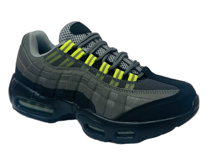 Air Cushioned Lace Up Sports Trainers - Trainers - British D'sire