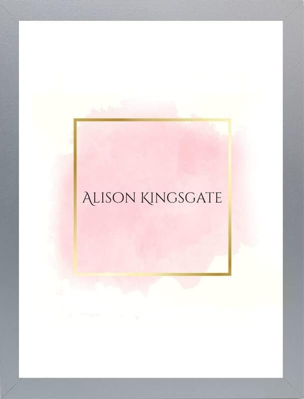 Alison Kingsgate Sleek White 40x30cm Frame With Clear Perspex Sheet and Wall Hanging Hooks - 40cm x 30cm White Photo Frame - Handmade Frames In Multiple Colors & Sizes - Picture Frame - British D'sire