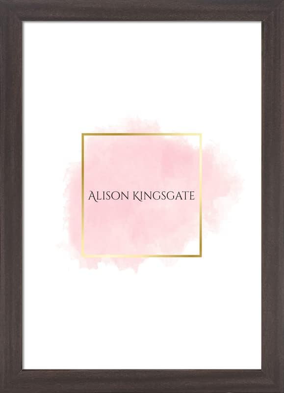 Alison Kingsgate Sleek White 40x30cm Frame With Clear Perspex Sheet and Wall Hanging Hooks - 40cm x 30cm White Photo Frame - Handmade Frames In Multiple Colors & Sizes - Picture Frame - British D'sire