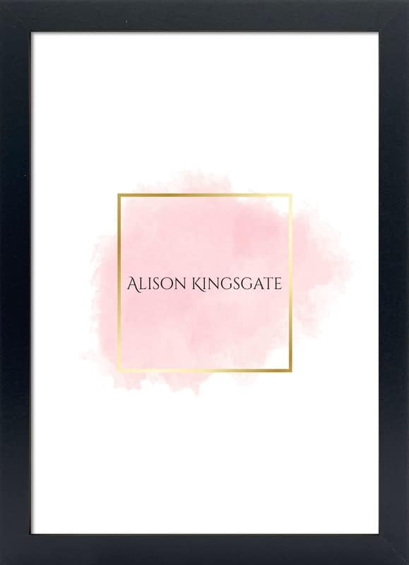 Alison Kingsgate Sleek White 40x30cm Frame With Clear Perspex Sheet and Wall Hanging Hooks - 40cm x 30cm White Photo Frame - Handmade Frames In Multiple Colors & Sizes - Picture Frame - British D'sire