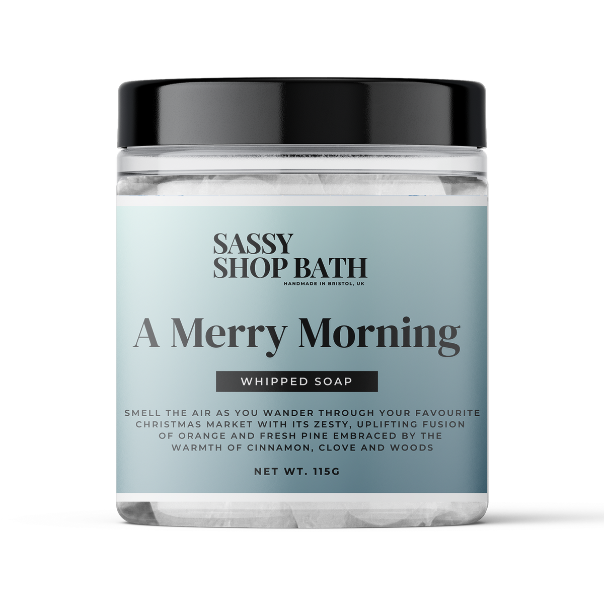 Sassy Shop Bath Whipped Soap - A Merry Morning