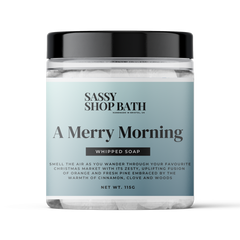 Sassy Shop Bath Whipped Soap - A Merry Morning