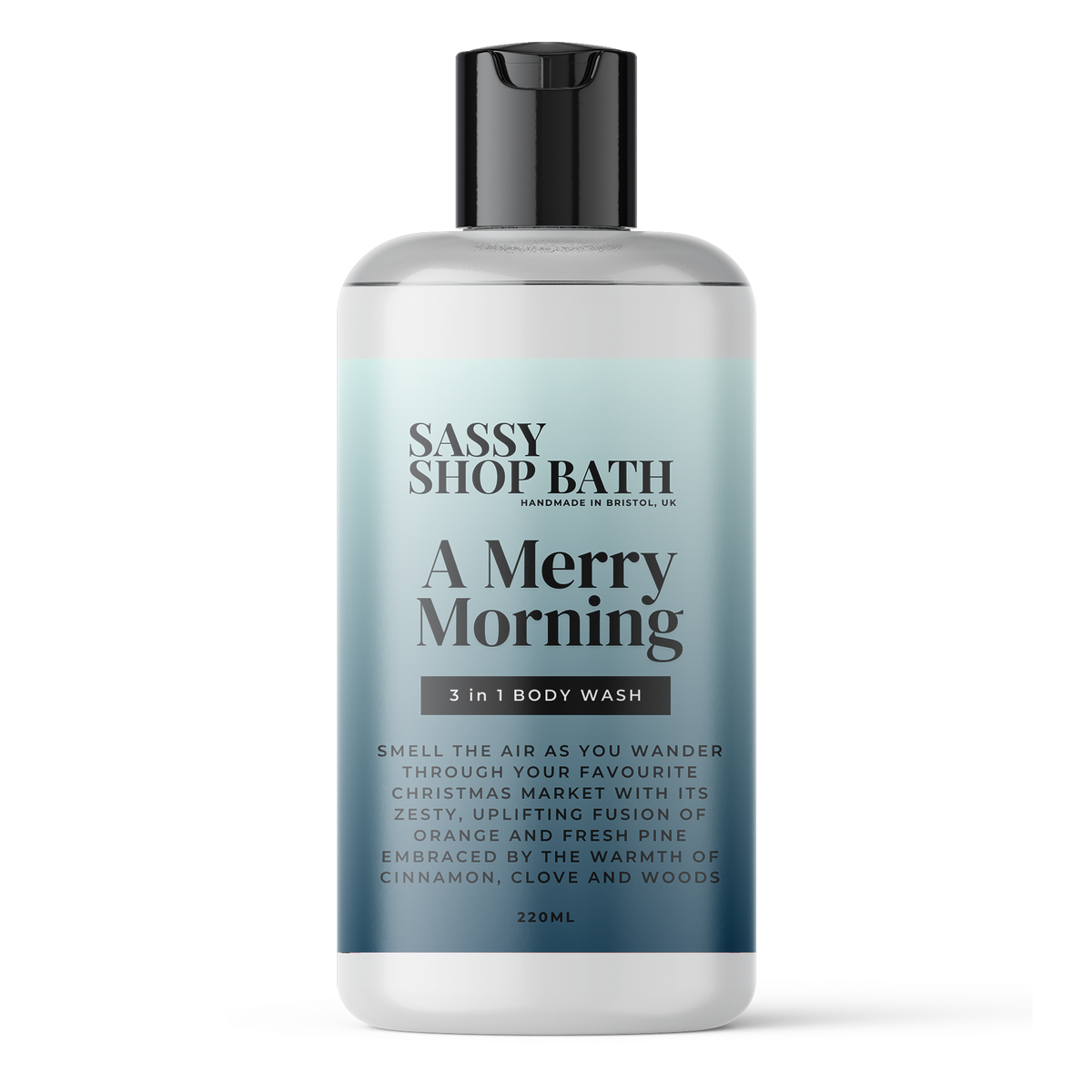 Sassy Shop Bath 220ml 3 in 1 Wash - A Merry Morning