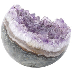 Amethyst Geode Sphere 60-70mm B Grade - British D'sire